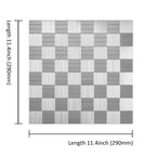 Linear Glow Peel & Stick Aluminum Tile, Size: 300 x 300 x 4 mm (Pack of 4)