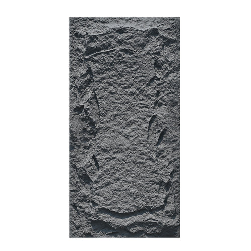 Black Slate Rock Hard PU Wall Panel,  Size:1200 x 600 x 60 mm (Pack of 2)