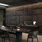 Black Slate Rock Hard PU Wall Panel,  Size:1200 x 600 x 60 mm (Pack of 2)