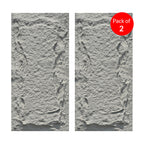 Britwall Grey Slate Rock Hard PU Wall Panel 30mm Pack of 2 – Gray