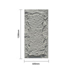Gray Slate Rock Hard PU Wall Panel,  Size:1200 x 600 x 60 mm (Pack of 2)