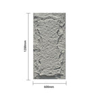 Britwall Grey Slate Rock Hard PU Wall Panel 30mm Pack of 2 – Gray