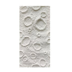Britwall Moon Crater White PU Wall Panel 1200 × 600 mm Pack of 2 – White Textured Finish