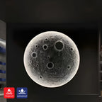 Britwall Moon Crater White PU Wall Panel 1200 × 600 mm Pack of 2 – White Textured Finish