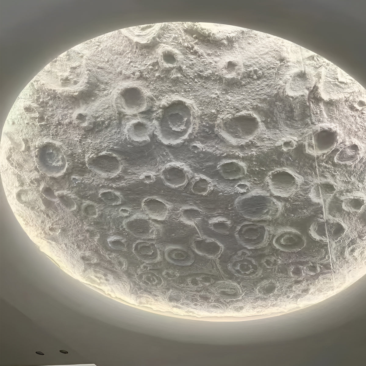Britwall Moon Crater White PU Wall Panel 1200 × 600 mm Pack of 2 – White Textured Finish