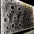 Britwall Moon Crater White PU Wall Panel 1200 × 600 mm Pack of 2 – White Textured Finish