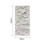 Britwall Moon Crater White PU Wall Panel 1200 × 600 mm Pack of 2 – White Textured Finish