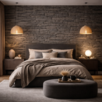 Britwall Rustic Stacked Slate PU Wall Panel Charcoal 1200 × 600 mm Pack of 2 – Charcoal Finish