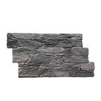 Britwall Rustic Stacked Slate PU Wall Panel Charcoal 1200 × 600 mm Pack of 2 – Charcoal Finish