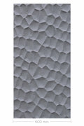 Hard PU Wall Panel‚ Size: 1200 x 600 x 25 mm (Pack of 2)‚ Space Black, Organic Pebble Texture