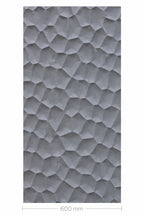 Hard PU Wall Panel‚ Size: 1200 x 600 x 25 mm (Pack of 2)‚ Space Black, Organic Pebble Texture