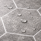 Britwall Dark Grey Hexagon PVC Shower Panel Matt Finish – Dark Grey