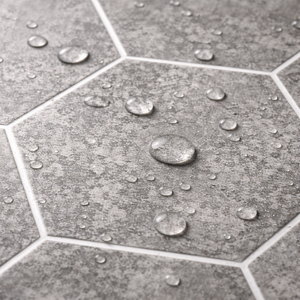 Britwall Dark Grey Hexagon PVC Shower Panel Matt Finish – Dark Grey