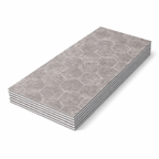 Britwall Dark Grey Hexagon PVC Shower Panel Matt Finish – Dark Grey