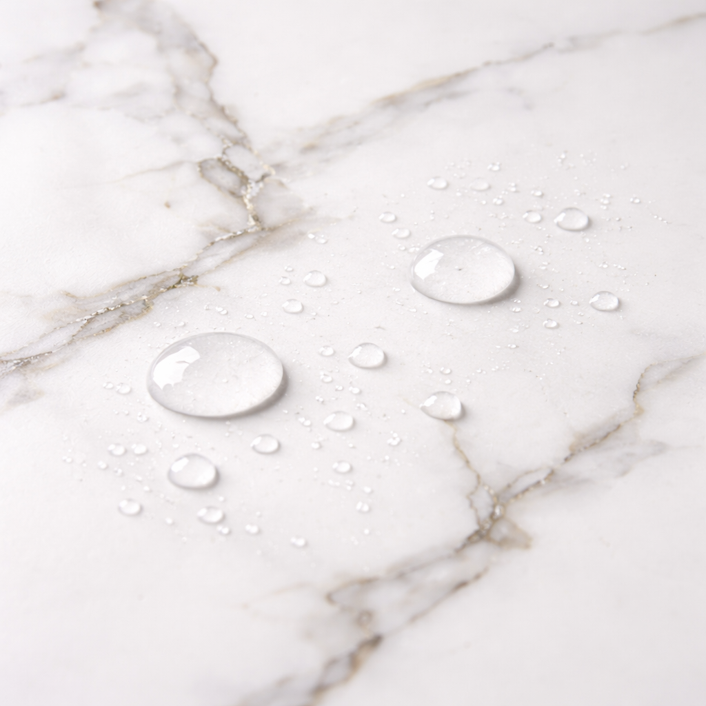 Britwall Carrara Marble White Matt PVC Shower Panel – White
