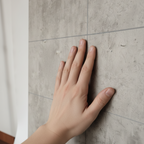 Britwall Concrete Brick Tile PVC Shower Panel Matt Finish – Matt Finish Light Grey