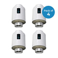 Ener-J Smart WiFi Radiator Thermostat – Digital TRV for Multi-Room Heating Control, Alexa & Google Home Compatible | Pack of 4
