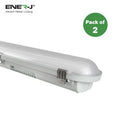 Non Corrosive Waterproof Fitting, 1.5M 50W, 120 Lumens/W, CCT switchable with 4W Emergency | Pack of 2