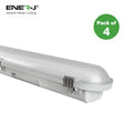 Non Corrosive Waterproof Fitting, 1.5M 50W, 120 Lumens/W, CCT switchable with 4W Emergency | Pack of 4