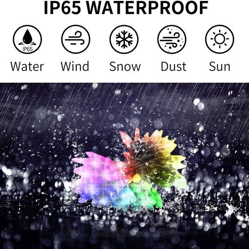 ENER-J Smart WiFi RGB Fairy Lights 5M, Alexa & Google Compatible, Music Sync LED String Lights with Remote, USB Powered, Flexible Copper Wire, Dimmable Multicolour Lighting | Single pack