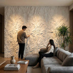 Britwall Light Stone Crushed Texture PU Wall Panel Pack of 3 – Crushed Texture