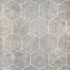 Britwall Dark Grey Hexagon PVC Shower Panel Matt Finish – Dark Grey