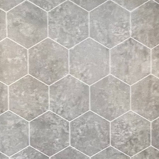 Britwall Dark Grey Hexagon PVC Shower Panel Matt Finish – Dark Grey