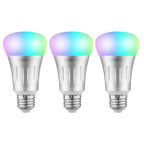 3 Pack, 7W Smart Wifi led lights RGB+WW Smart LED Bulb E27,Smart & Convenient Voice Control, Compatible with Alexa, echo dot & Google Home Assistant | Pack of 3