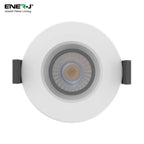 EnerJ Wi-Fi 8W Fire Rated LED Downlight, Water Resistant Downlighters IP65 Bathroom Ceiling Lights, RGB, CCT Adjustable and Dimmable, Voice & App Controlled