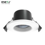 EnerJ Wi-Fi 8W Fire Rated LED Downlight, Water Resistant Downlighters IP65 Bathroom Ceiling Lights, RGB, CCT Adjustable and Dimmable, Voice & App Controlled