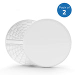 EnerJ 18W Smart WiFi Frameless LED Downlight, CCT 2700‚ Colour Changing, App-Dimmable, 1500lm, Remote Control & Timer Function | Pack Of 2 - 6000K