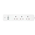 Smart Power Strip, WiFi Plug Surge Protector with 3 AC Outlets, 2 USB Ports and 1 Type C Port Smart Extension Lead Compatible with Alexa, Google Home