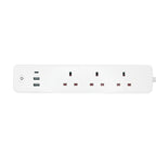 Smart Power Strip, WiFi Plug Surge Protector with 3 AC Outlets, 2 USB Ports and 1 Type C Port Smart Extension Lead Compatible with Alexa, Google Home