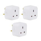 Mini WiFi Smart Plug, UK BS Plug, Smart Socket Works with Amazon Alexa & Google Home, With Energy Monitoring, APP & Voice Control | Pack of 3
