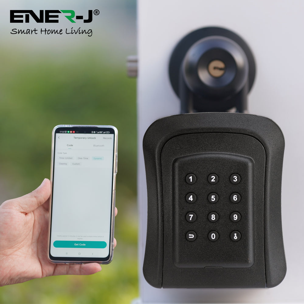 Smart Key Lock Box, Smart Key Cabinet, Bluetooth App-Controlled, IP45