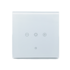EnerJ WiFi+RF Smart 1 Gang Dimmable Touch Light Switch, White Alexa & Google Compatible, App Control, 1/2-Way with Wireless Kinetic Switches