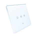 EnerJ WiFi+RF Smart 1 Gang Dimmable Touch Light Switch, White Alexa & Google Compatible, App Control, 1/2-Way with Wireless Kinetic Switches