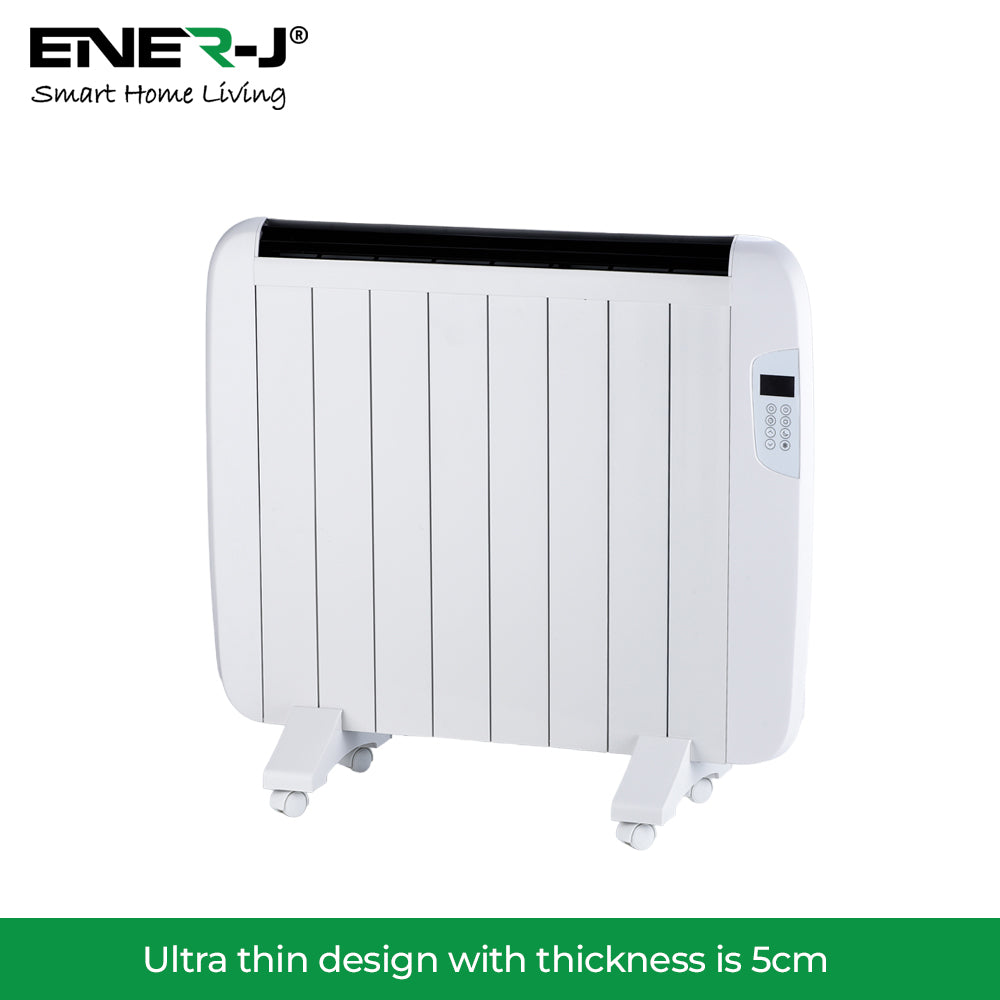 Smart WiFi Radiator Heater 1200W, White Body (720*580*55mm)