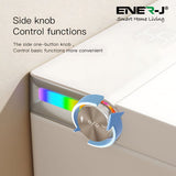 ENER-J Hygiene Pro Wall-Mounted Smart Toilet Bidet with Instant Heating, Heated Seat, UV Sterilisation & Foot Sensor | Luxury Intelligent Toilet