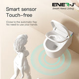 ENER-J Hygiene Pro Wall-Mounted Smart Toilet Bidet with Instant Heating, Heated Seat, UV Sterilisation & Foot Sensor | Luxury Intelligent Toilet