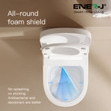 ENER-J Hygiene Pro Wall-Mounted Smart Toilet Bidet with Instant Heating, Heated Seat, UV Sterilisation & Foot Sensor | Luxury Intelligent Toilet