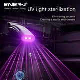 ENER-J Hygiene Pro Wall-Mounted Smart Toilet Bidet with Instant Heating, Heated Seat, UV Sterilisation & Foot Sensor | Luxury Intelligent Toilet