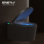 Ener-J Hygiene Pro Wall-Mounted Smart Toilet, Built-In Tank, UV Sterilisation, Auto-Lid & Heated Bidet