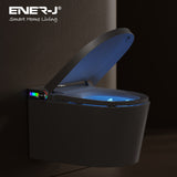 ENER-J Hygiene Pro Wall-Mounted Smart Toilet Bidet with Instant Heating, Heated Seat, UV Sterilisation & Foot Sensor | Luxury Intelligent Toilet