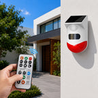 Ener-J Smart Wireless Solar Powered Outdoor Siren with Remote