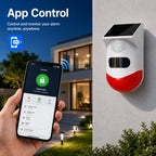 Ener-J Smart Wireless Solar Powered Outdoor Siren with Remote