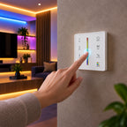 Ener-J RF Remote Control Panel for CCT, RGB, RGBW & RGB+CCT LED Strip Lights Wireless Wall Controller