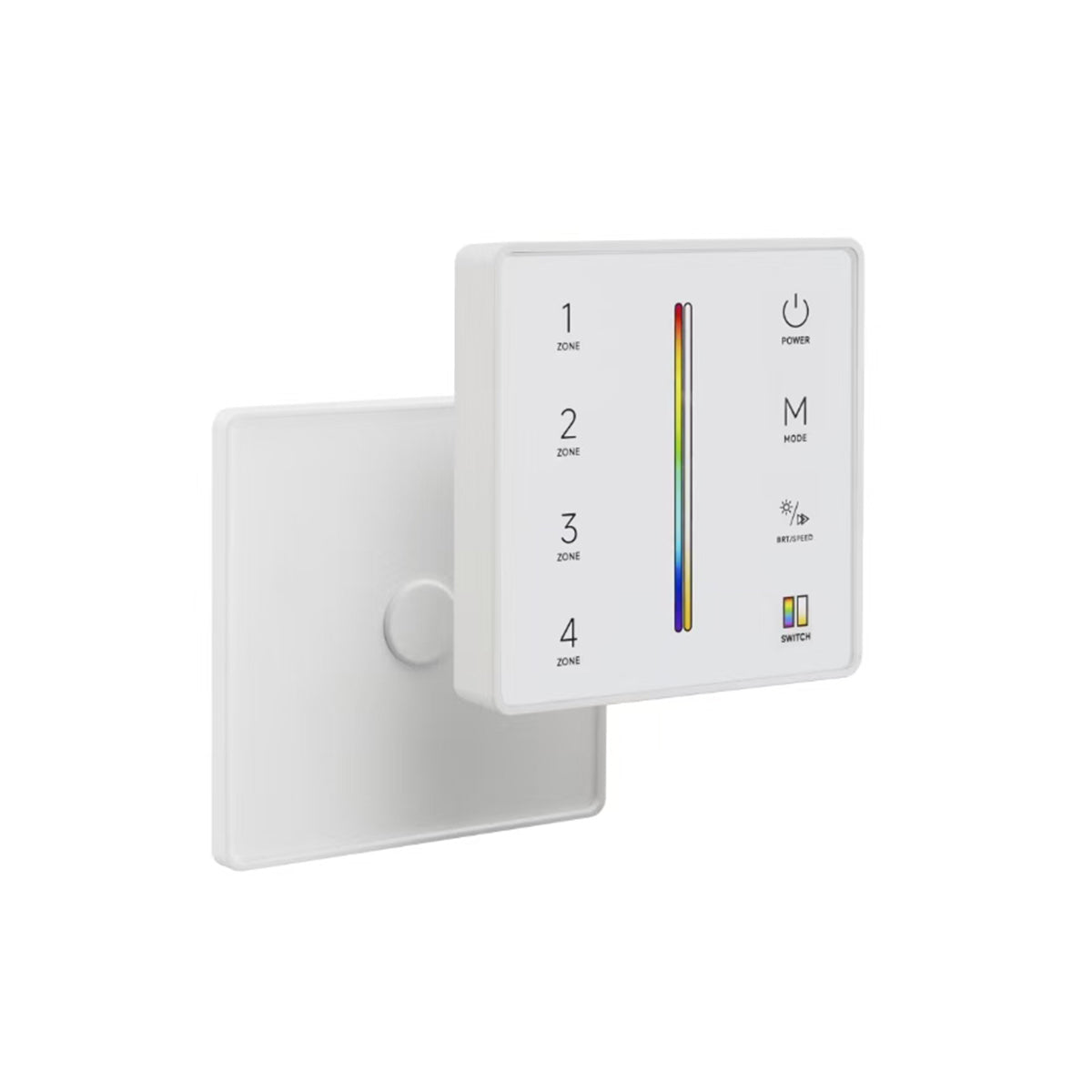 Ener-J RF Remote Control Panel for CCT, RGB, RGBW & RGB+CCT LED Strip Lights Wireless Wall Controller