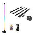 Ener-J Smart RGBIC Floor Light APP Control 1.6M LED Corner Lamp with Remote & Music Sync