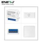Smart WiFi Light 2CH Switch Module, Convert Any Existing Non-Dimmable Switch to Smart Control via App & Voice, Compatible with Alexa & Google Assistant